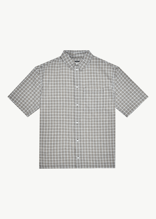AFENDS Drew Seersucker Shirt short sleeve shirt AFENDS