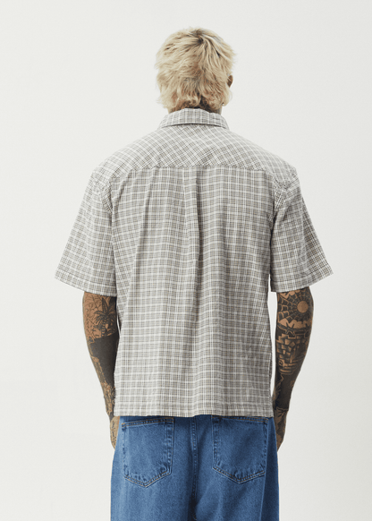 AFENDS Drew Seersucker Shirt short sleeve shirt AFENDS