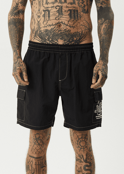 AFENDS Cosmic Cargo Baywatch Swim Short 18" boardshort AFENDS