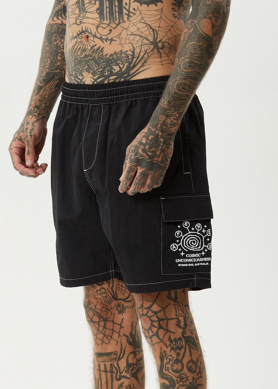 AFENDS Cosmic Cargo Baywatch Swim Short 18" boardshort AFENDS