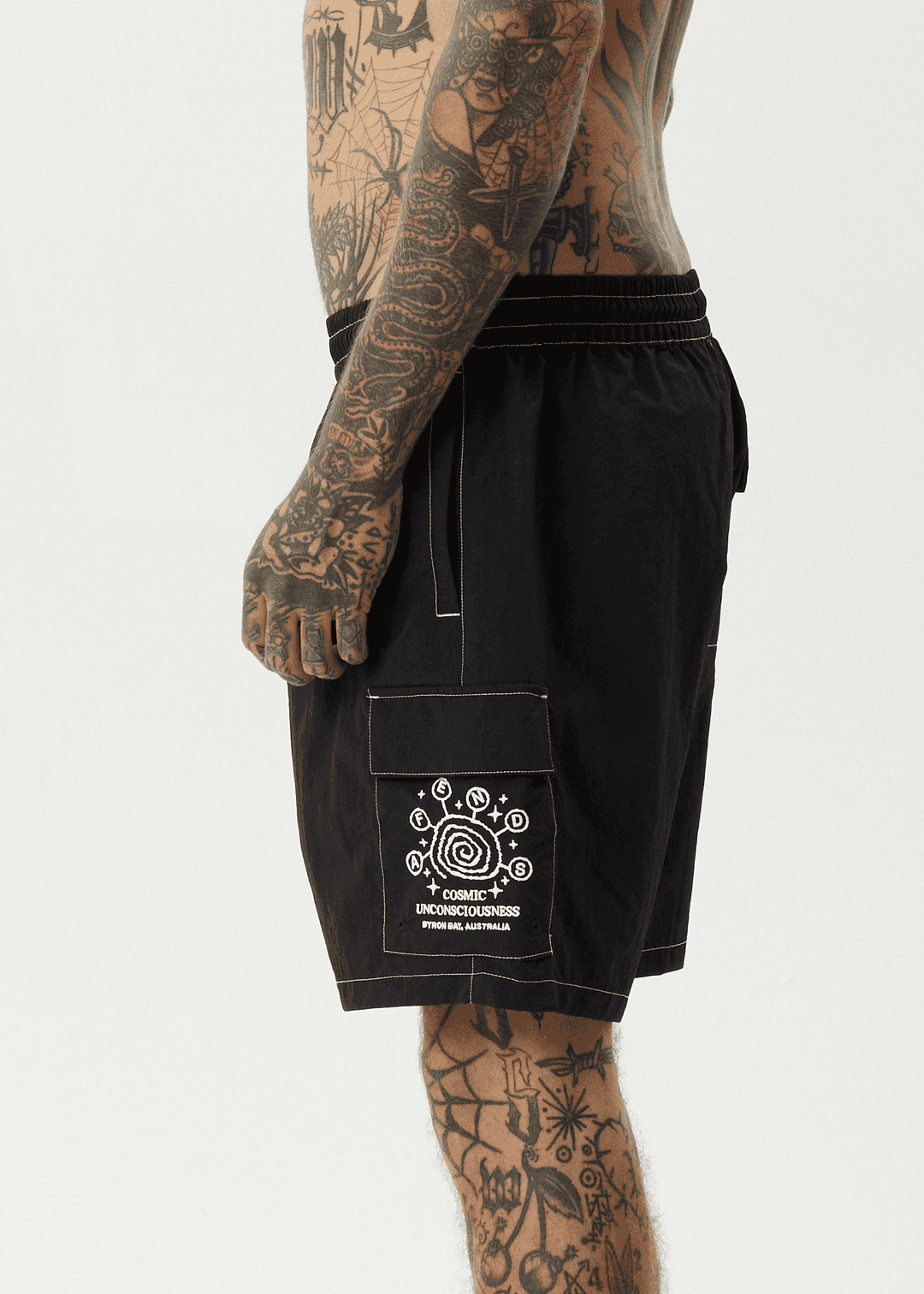 AFENDS Cosmic Cargo Baywatch Swim Short 18" boardshort AFENDS