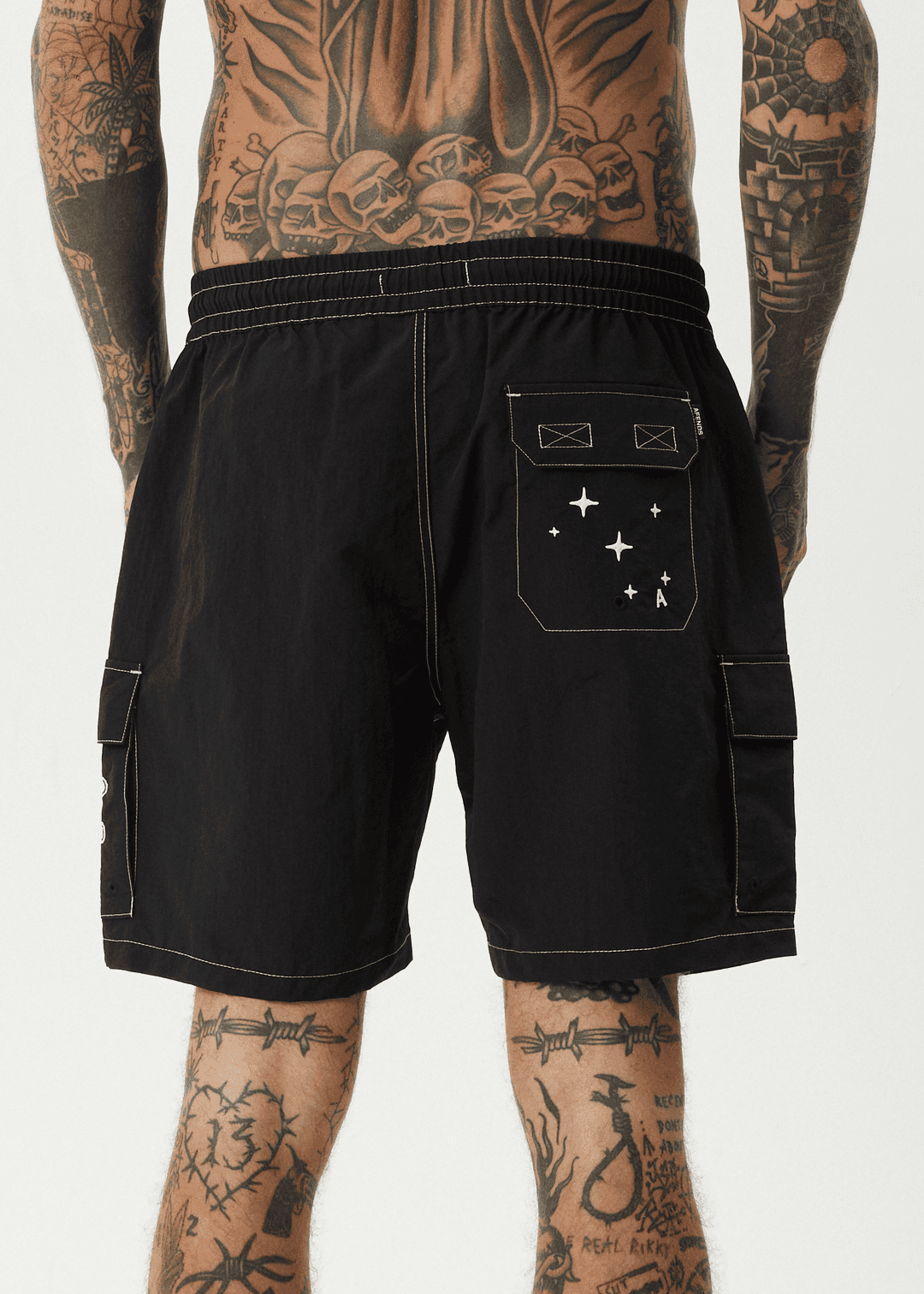 AFENDS Cosmic Cargo Baywatch Swim Short 18" boardshort AFENDS