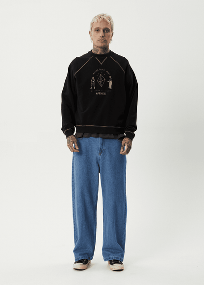 AFENDS Dance Party Crew Neck Jumper jumper AFENDS