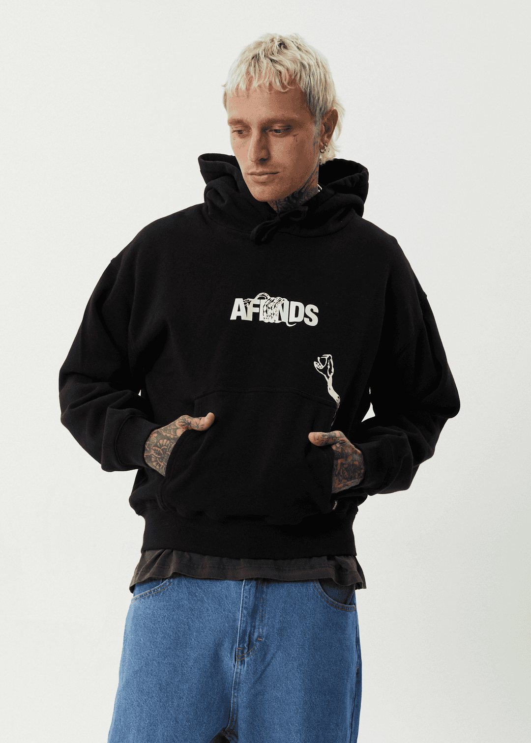 AFENDS Tread Boxy Hoodie hooded sweatshirt AFENDS