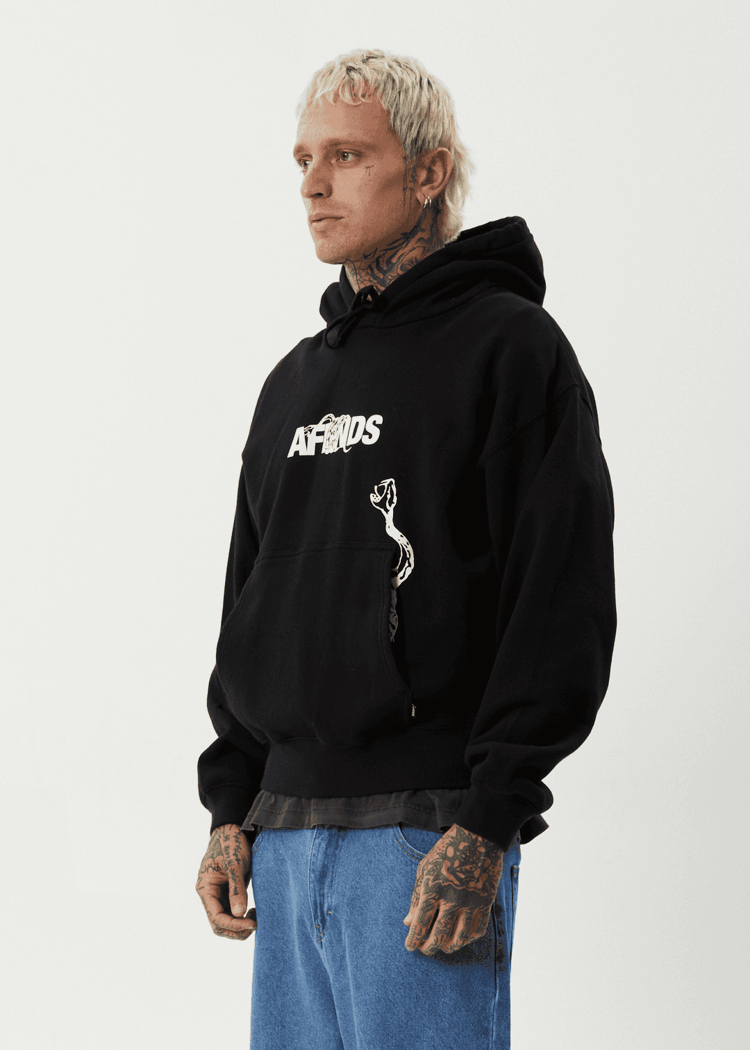 AFENDS Tread Boxy Hoodie hooded sweatshirt AFENDS