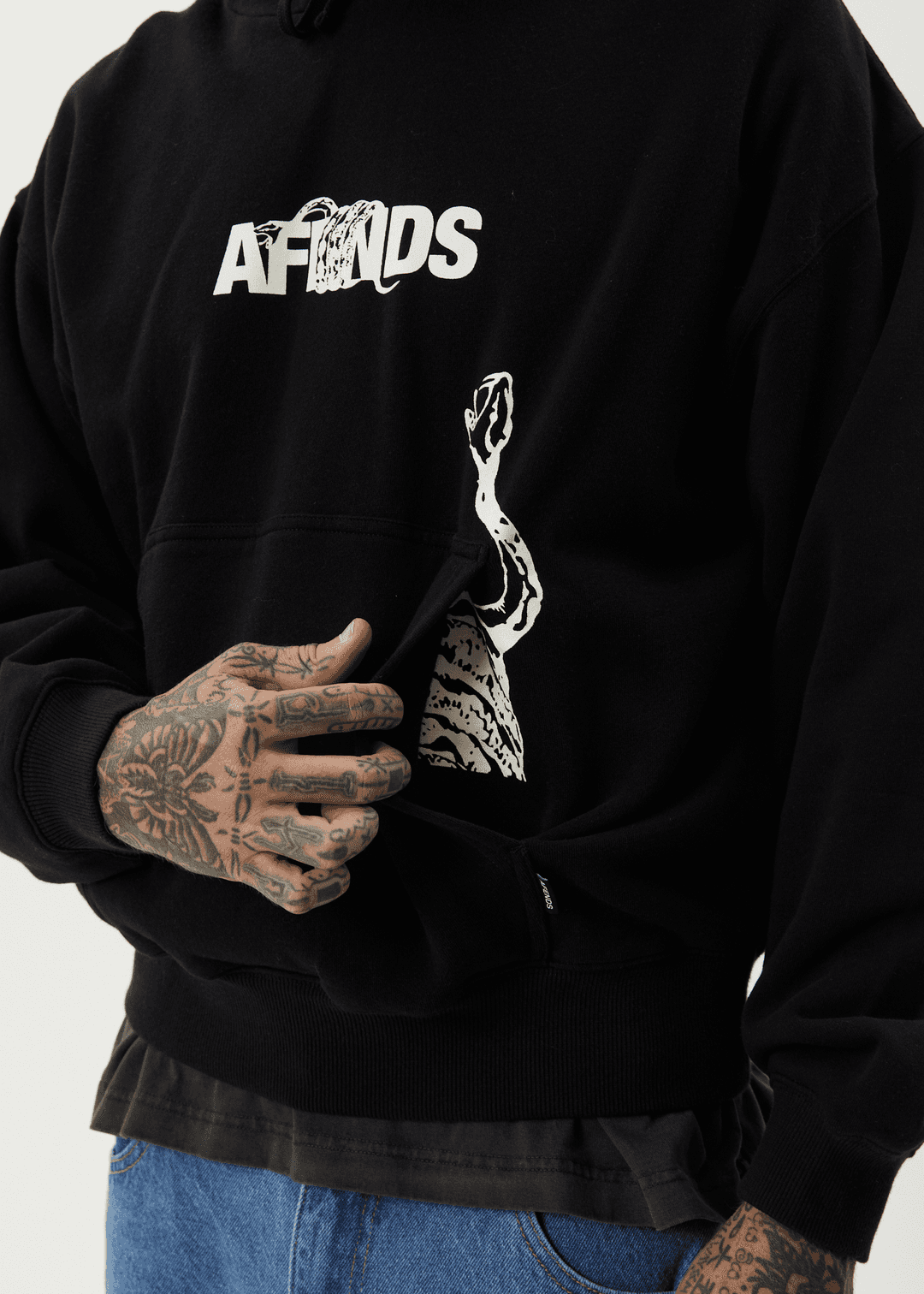 AFENDS Tread Boxy Hoodie hooded sweatshirt AFENDS