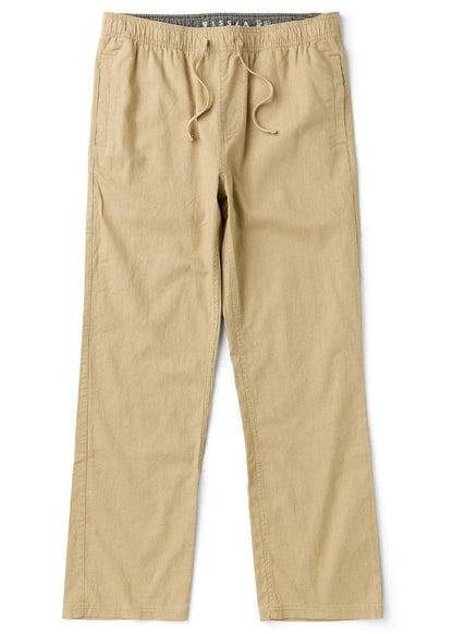 Vissla Rails Linen Eco Elastic Pant pant Vissla Light Khaki S