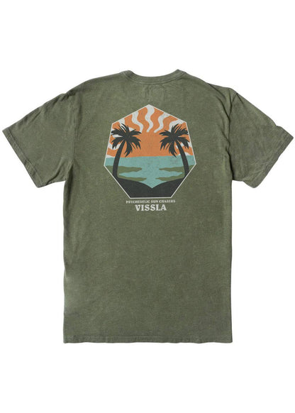 Vissla Psychedelic Palms Tee tee shirt Vissla Rifle S