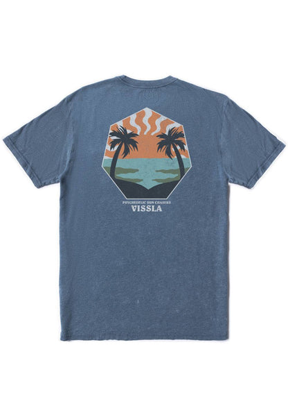 Vissla Psychedelic Palms Tee tee shirt Vissla SEA WATER S