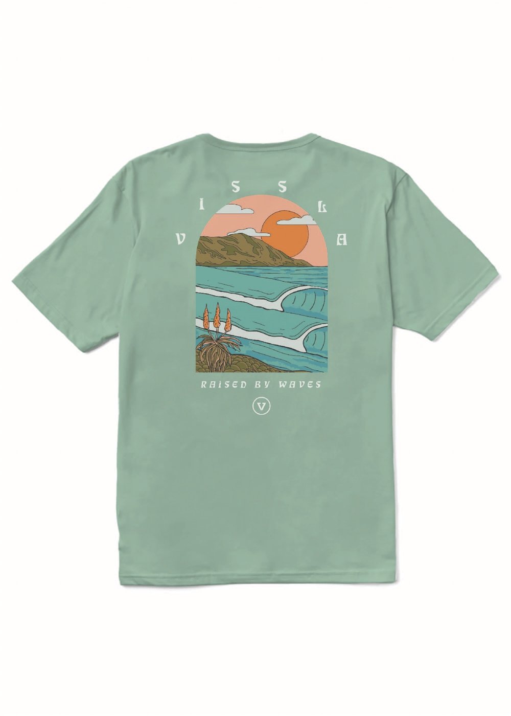 Vissla Coastliner Organic Tee tee shirt Vissla Jade S