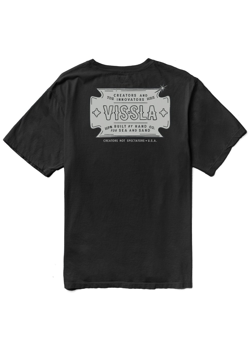 Vissla Razor Blade Premium Pkt Tee tee shirt Vissla Black S