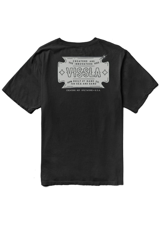 Vissla Razor Blade Premium Pkt Tee tee shirt Vissla Black S