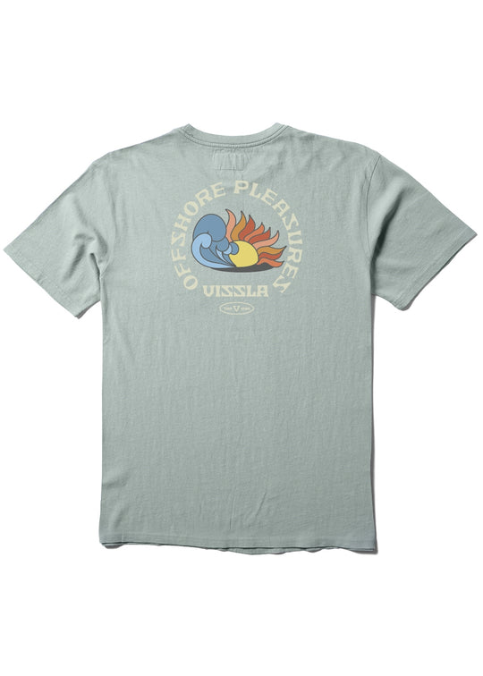 Vissla Offshore Pleasures SS PKT Tee tee shirt Vissla Agave S