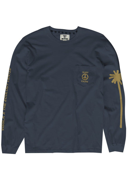 Vissla Ecology Center Surf Farm LS Pocket Tee long sleeve tee shirt Vissla