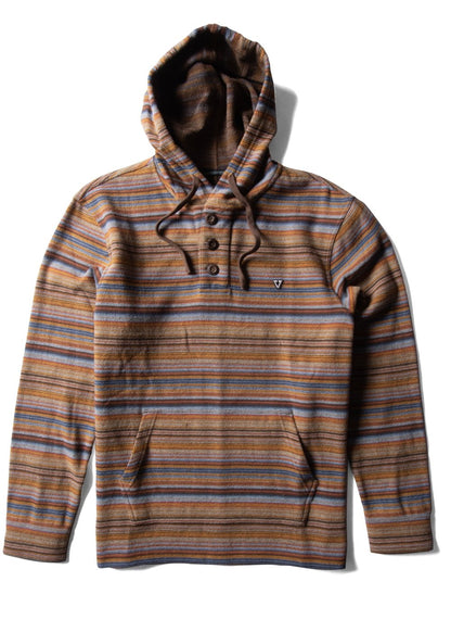 Vissla Descanso Hooded Popover hooded sweatshirt Vissla dark honey M