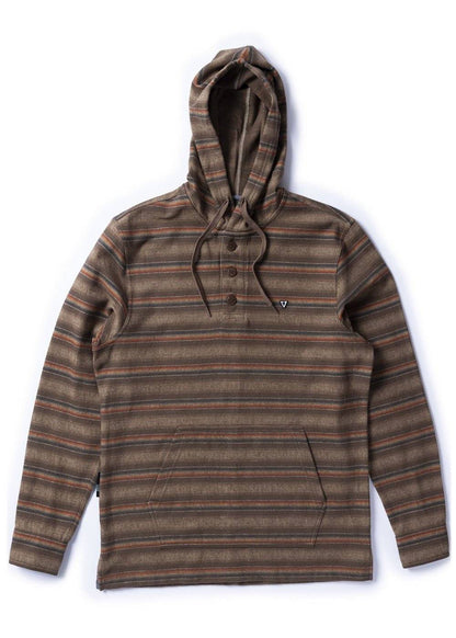 Vissla Descanso Hooded Popover hooded sweatshirt Vissla Dark earth M