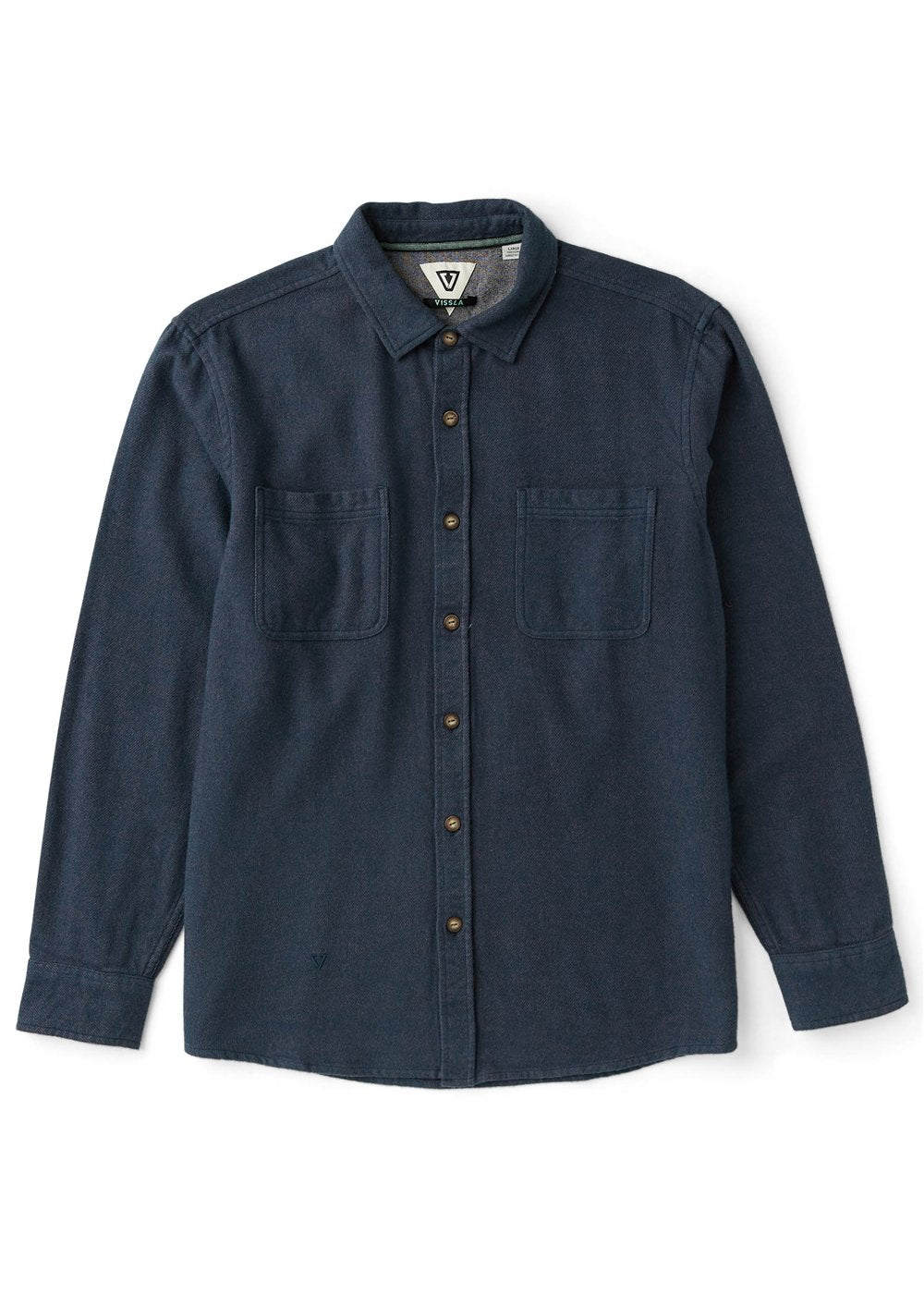 Vissla Shaper Eco Ls Flannel long sleeve shirt Vissla Midnight S