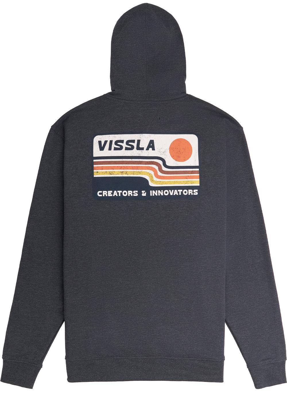 Vissla Coastal Eco Hoodie Fleece hooded sweatshirt Vissla Grey Heather S
