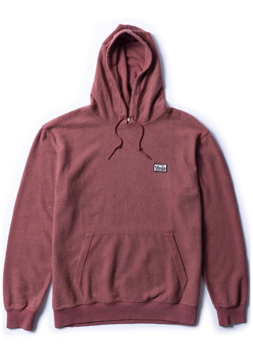 Vissla Solid Sets Eco PO Hoodie hooded sweatshirt Vissla Salsa Red S