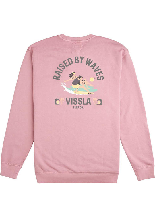 Vissla Offshore Pleasure Crew Fleece sweatshirt Vissla Dusty Rose L