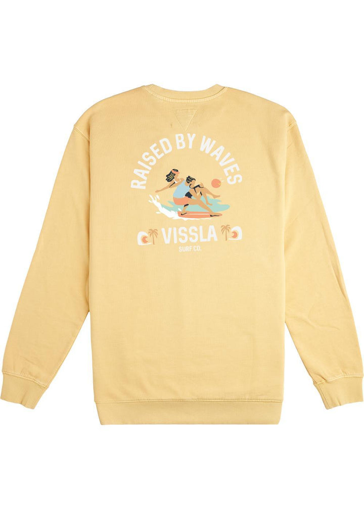Vissla Offshore Pleasure Crew Fleece sweatshirt Vissla Bright Sulfur M