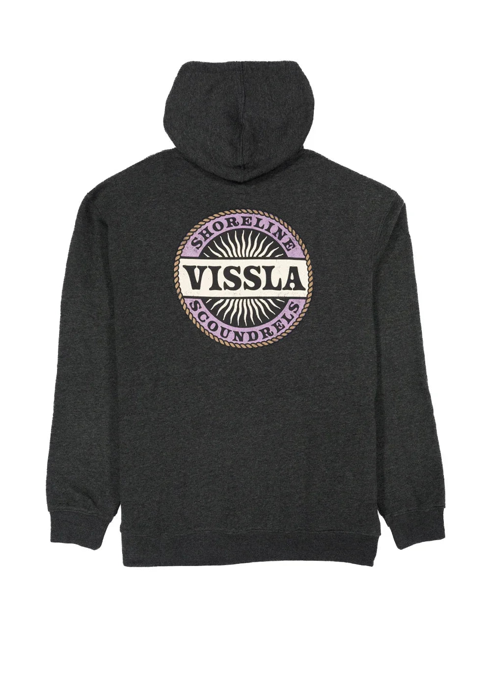 Vissla Scoundrels Hoodie Fleece hooded sweatshirt Vissla black heather S