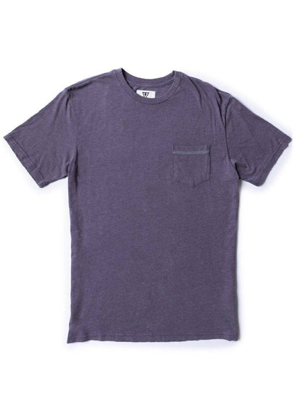 Vissla Solid Sets Ss Pkt Tee tee shirt Vissla Purple Haze S
