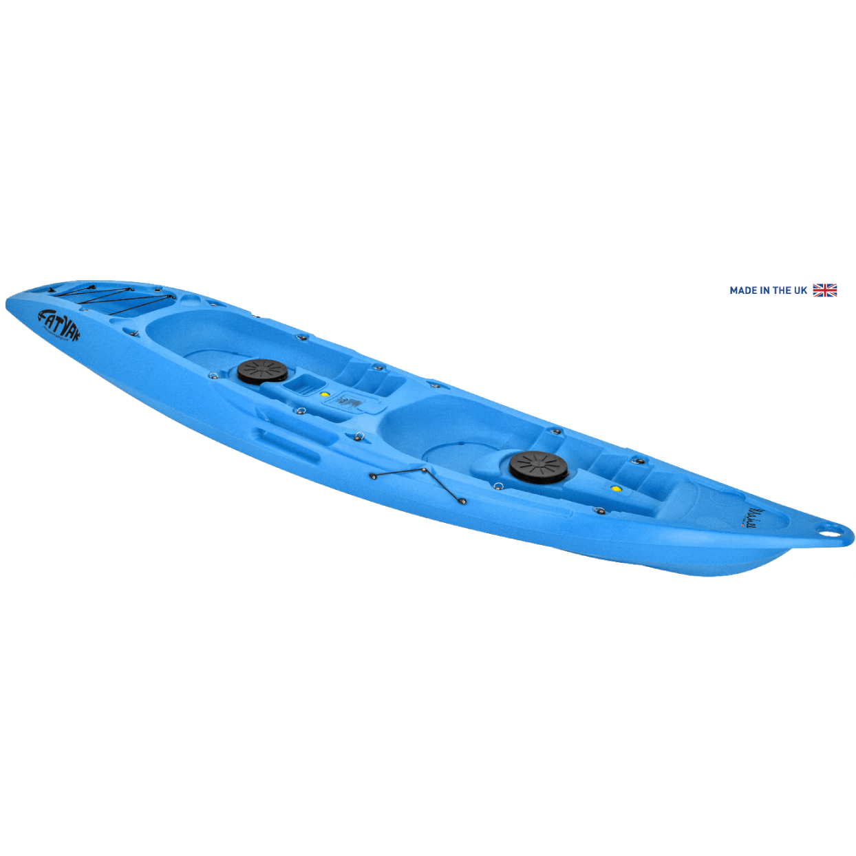 Mahee Tandem Kayak | Plastic Neutral | Blue | Stable & Durable