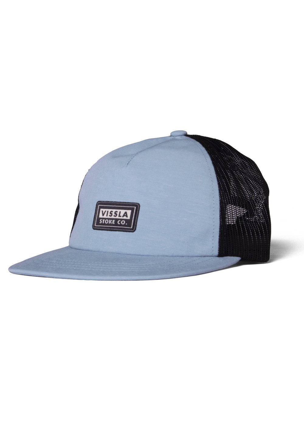 Vissla Lay Day Eco Trucker II Hat Cap Vissla Faded Denim O/S