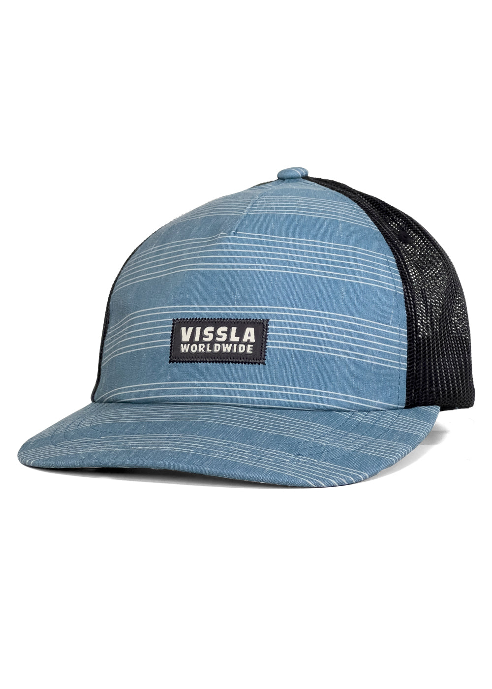 Vissla Lay Day Eco Trucker II Hat Cap Vissla blue stripe O/S