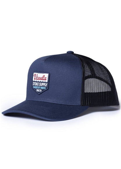 Vissla Solid Sets Eco Trucker Hat Cap Vissla Naval O/S
