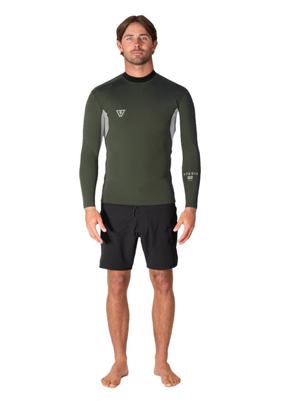 Vissla Natural Seas 1mm Ls Jacket Natural seas wetsuit Vissla army S