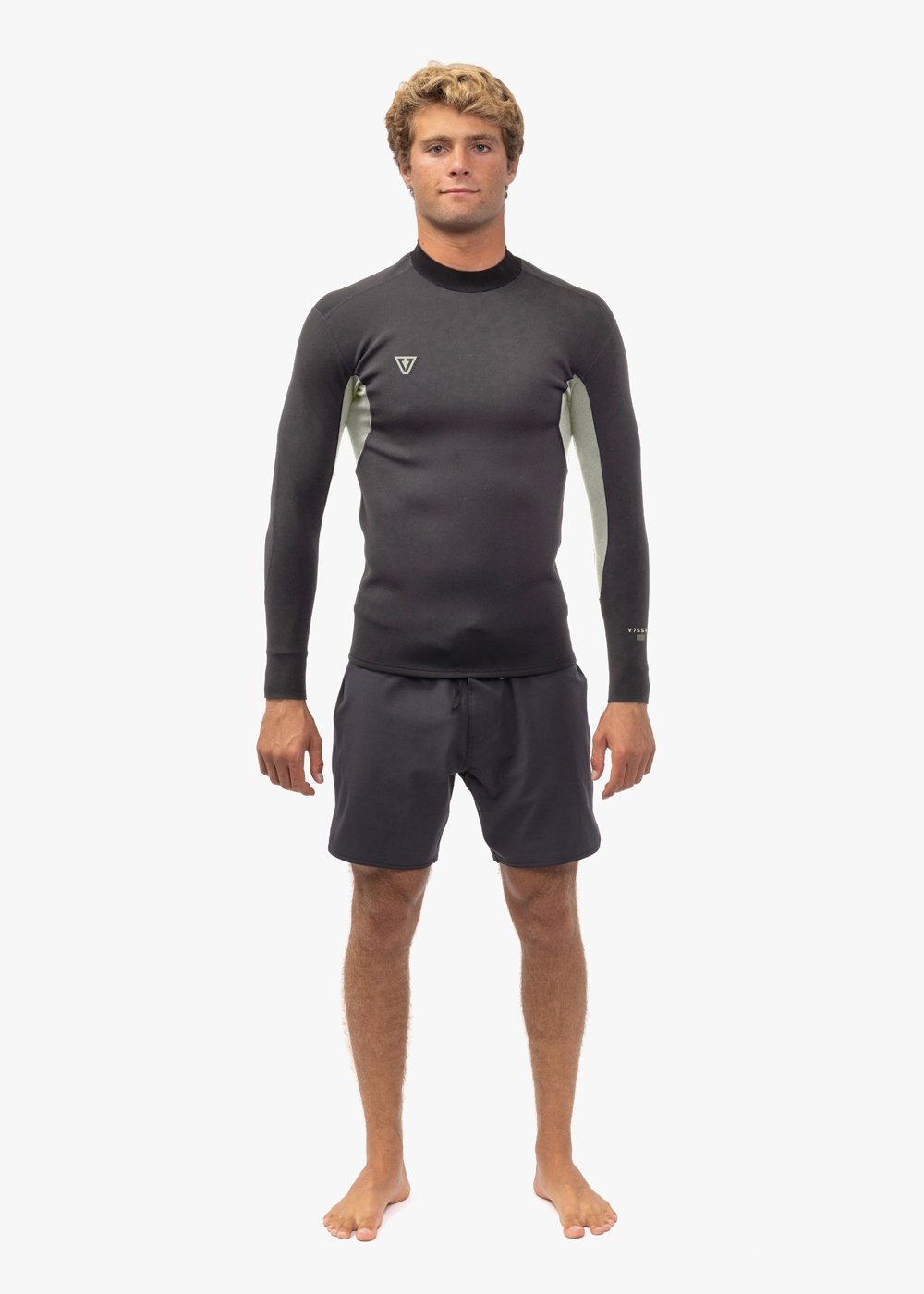 Vissla Natural Seas 1mm Ls Jacket Natural seas wetsuit Vissla Coal S