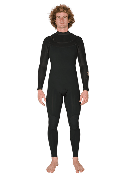 Vissla New Seas 5-4 U-Zip Wetsuit New Seas wetsuits Vissla Black MS