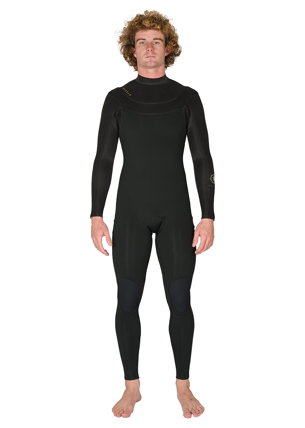 Vissla New Seas 3-2 U-Zip Wetsuit New Seas wetsuits Vissla Black MT