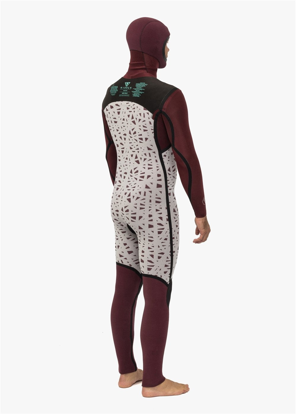 Vissla New Seas 4-3 Hooded U-Zip Wetsuit New Seas wetsuits Vissla