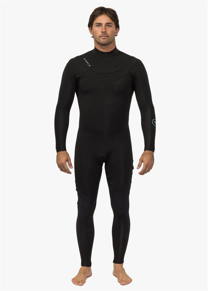 Vissla New Seas 4-3 U-Zip Wetsuit New Seas wetsuits Vissla Black S