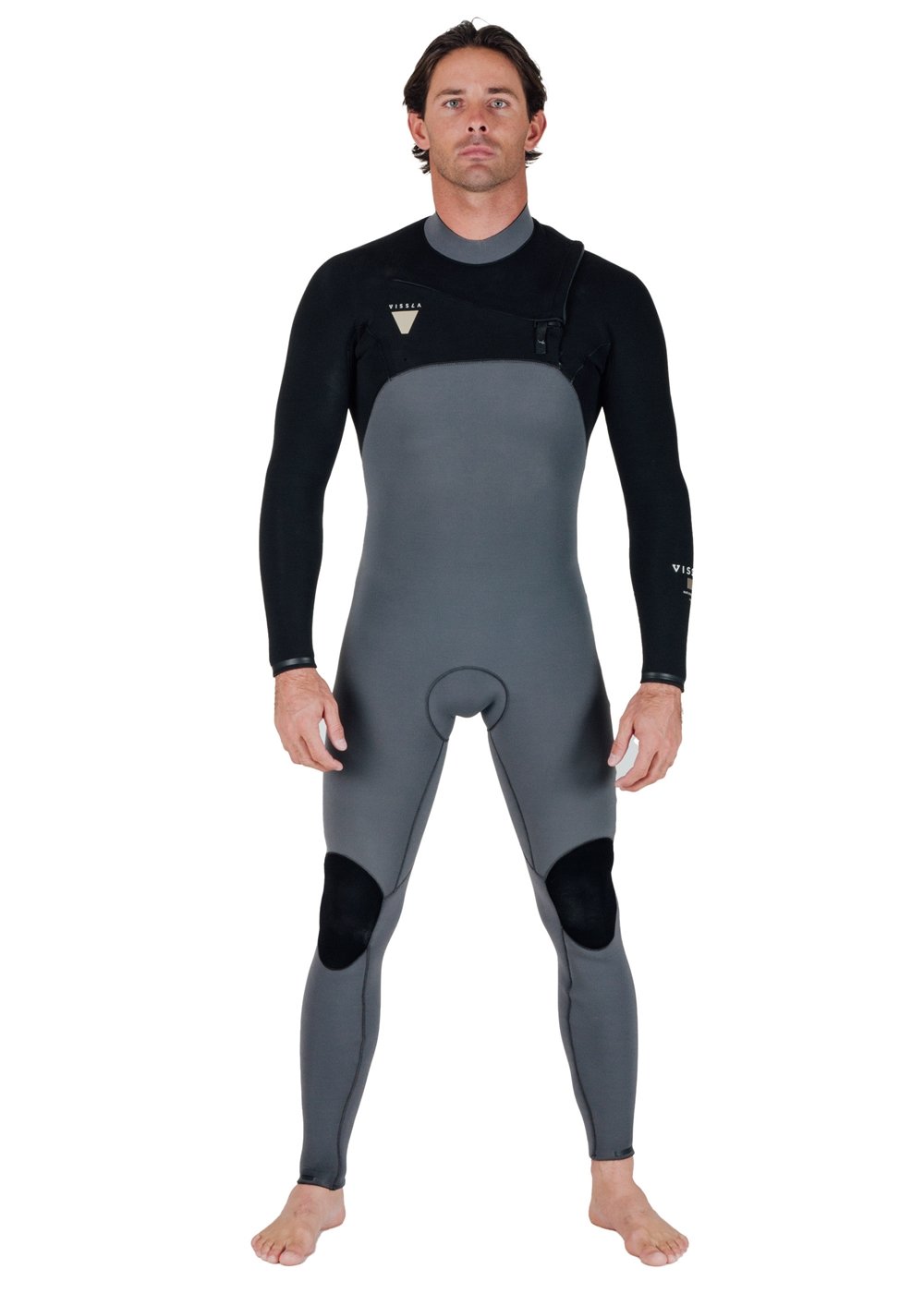 Vissla Natural Seas 4-3 Full Chest Zip Natural seas wetsuit Vissla Coal S