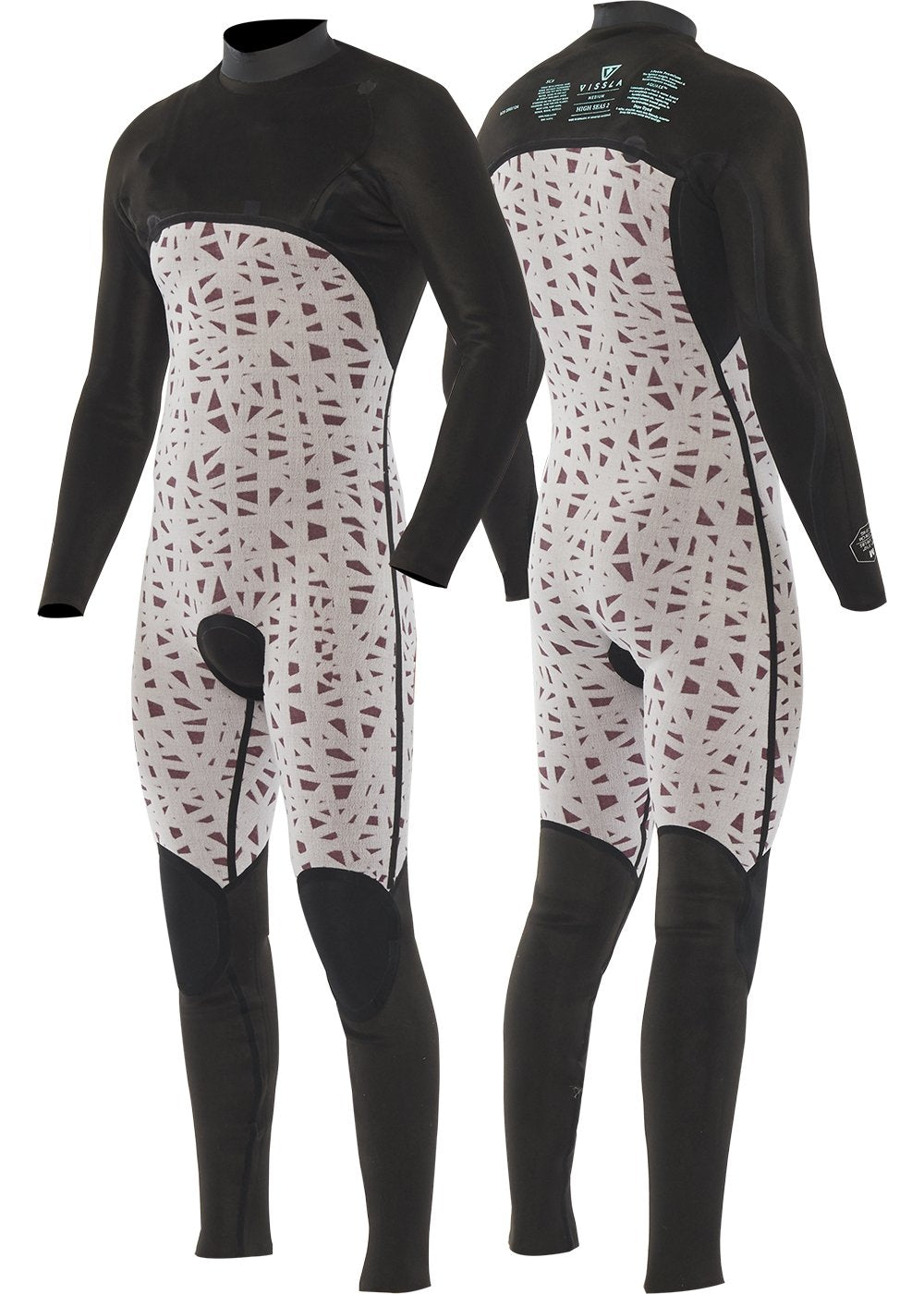 Vissla High Seas II 4-3 No Zip Full Suit high seas wetsuit Vissla