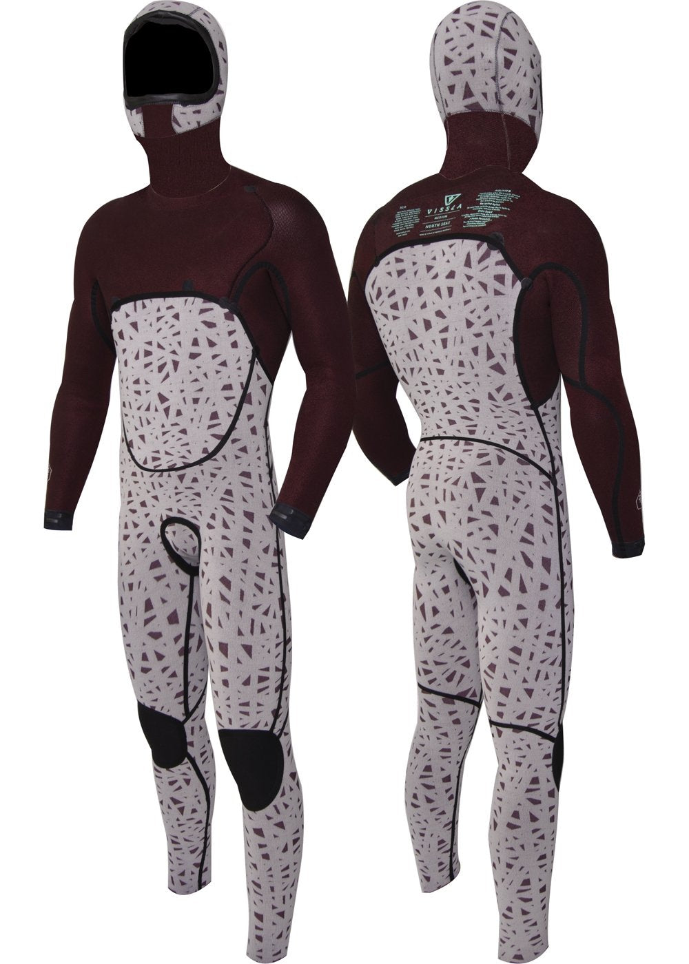 Vissla North Seas 5.5-4.5 Full Hooded Chest Zip Wetsuit north seas wetsuit Vissla