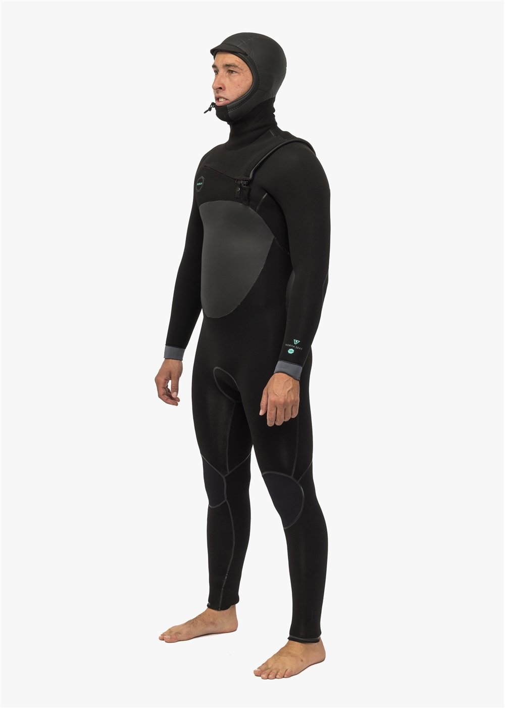 Vissla North Seas 5.5-4.5 Full Hooded Chest Zip Wetsuit north seas wetsuit Vissla