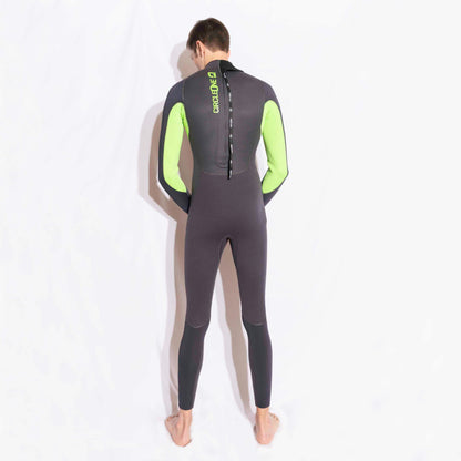 Mens 4/3mm Spring Wetsuit FAZE GBS Back Zip Wetsuit Mens Circle One Surf