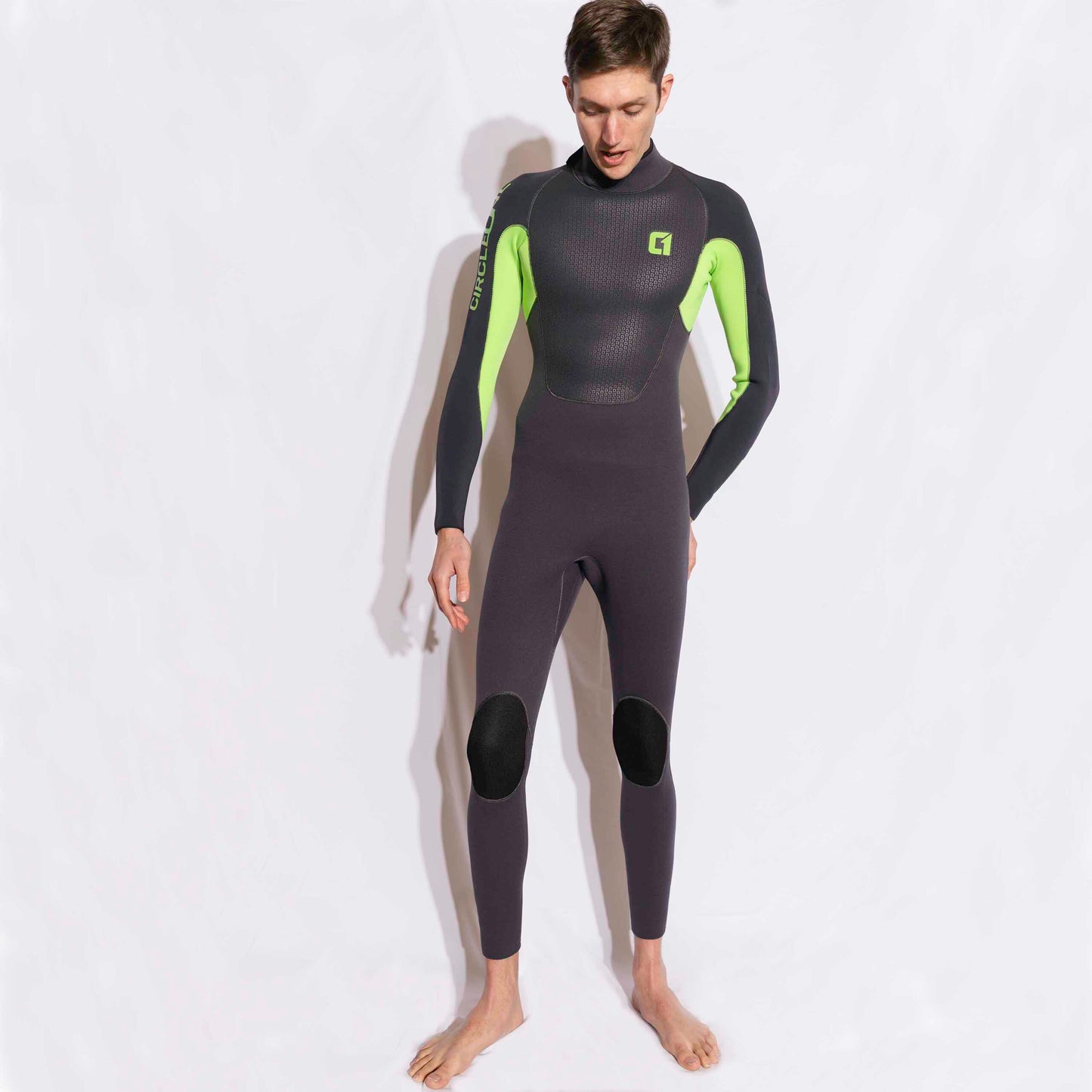Mens 4/3mm Spring Wetsuit FAZE GBS Back Zip Wetsuit Mens Circle One Surf