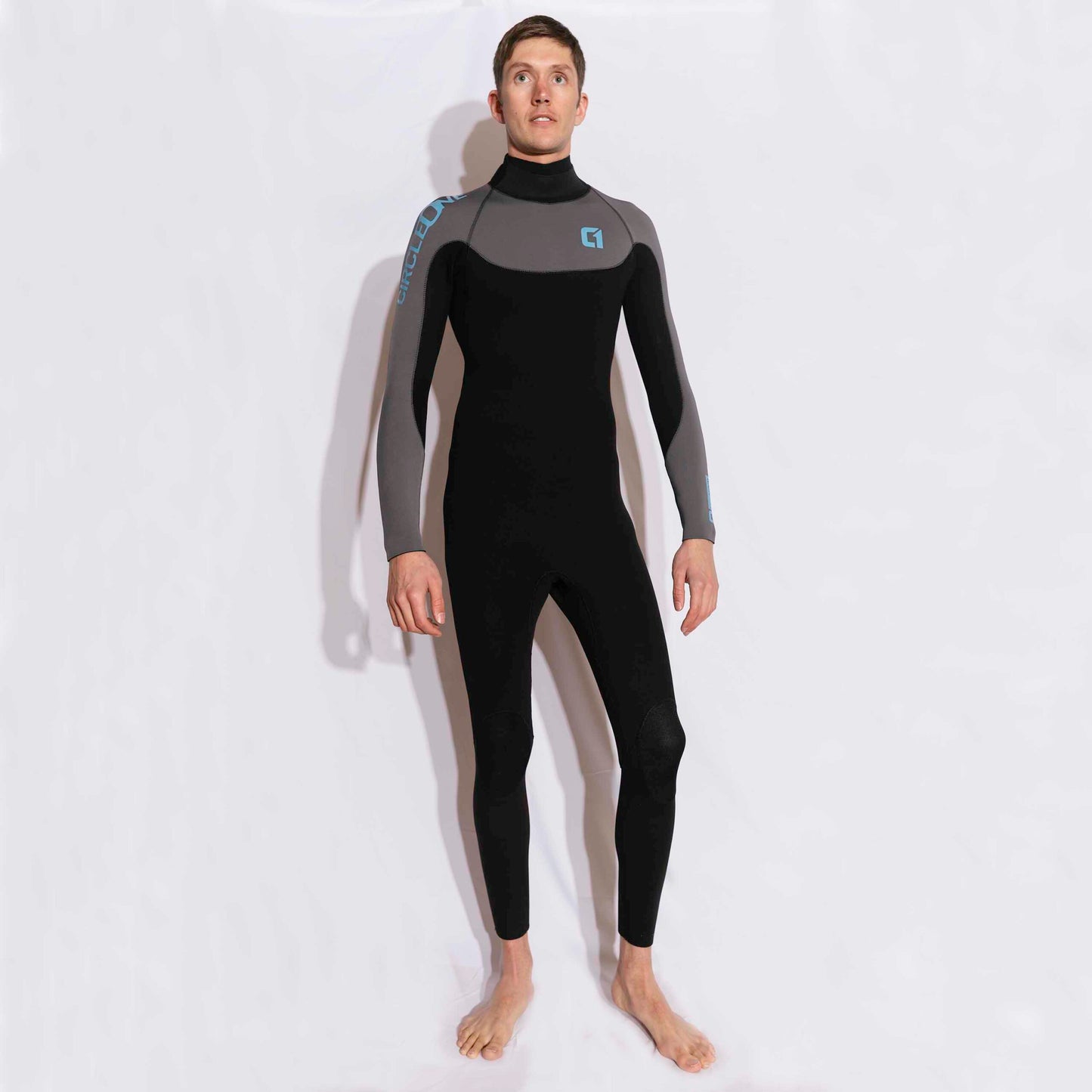 Mens 5/4mm Winter Wetsuit ICON GBS Back Zip Wetsuit Mens Circle One Surf