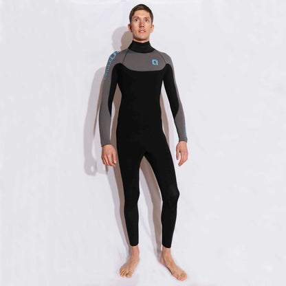 Mens 5/4mm Winter Wetsuit ICON GBS Back Zip Wetsuit Mens Circle One Surf
