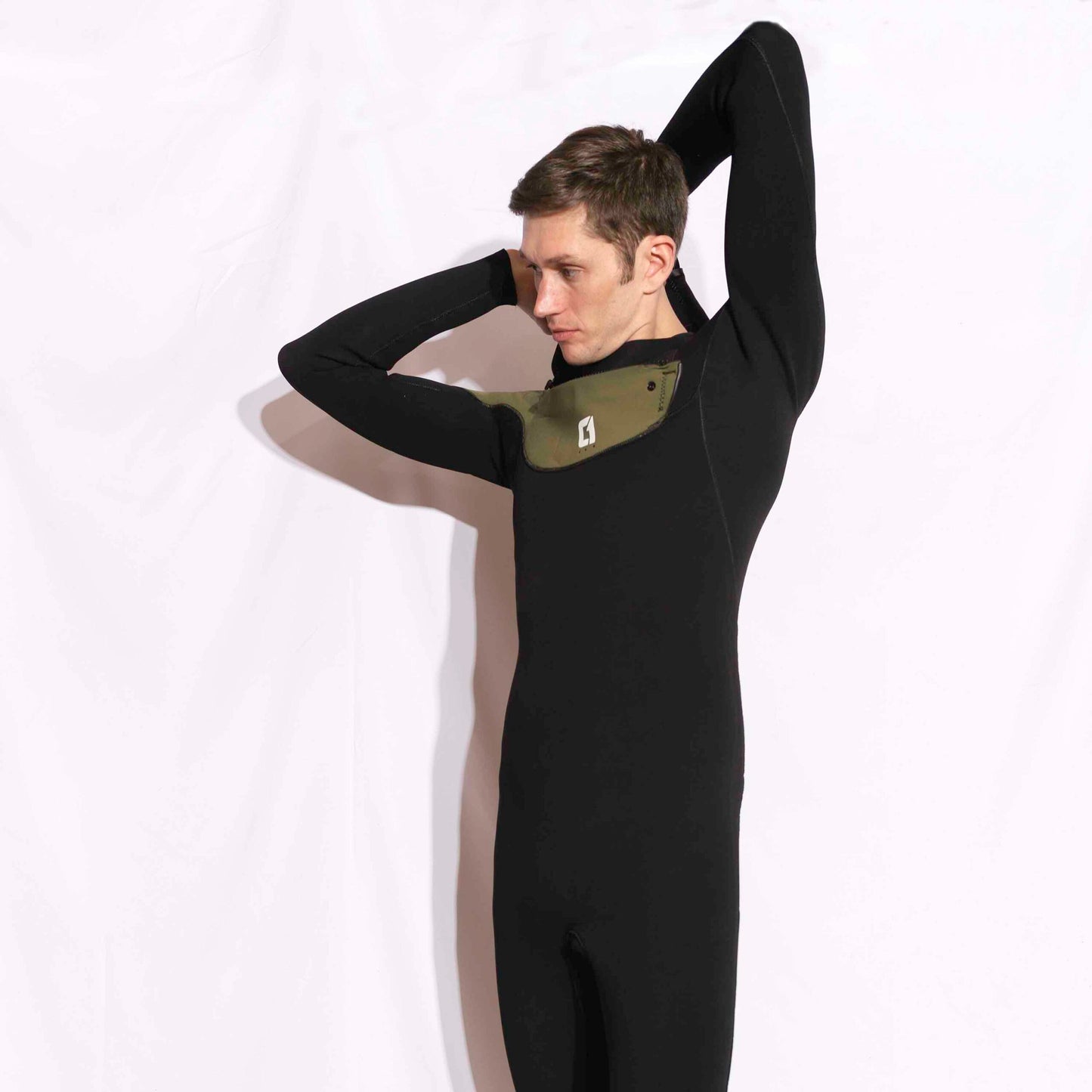 Mens 5/4mm Winter Wetsuit ICON GBS Chest Zip Wetsuit Mens Circle One Surf