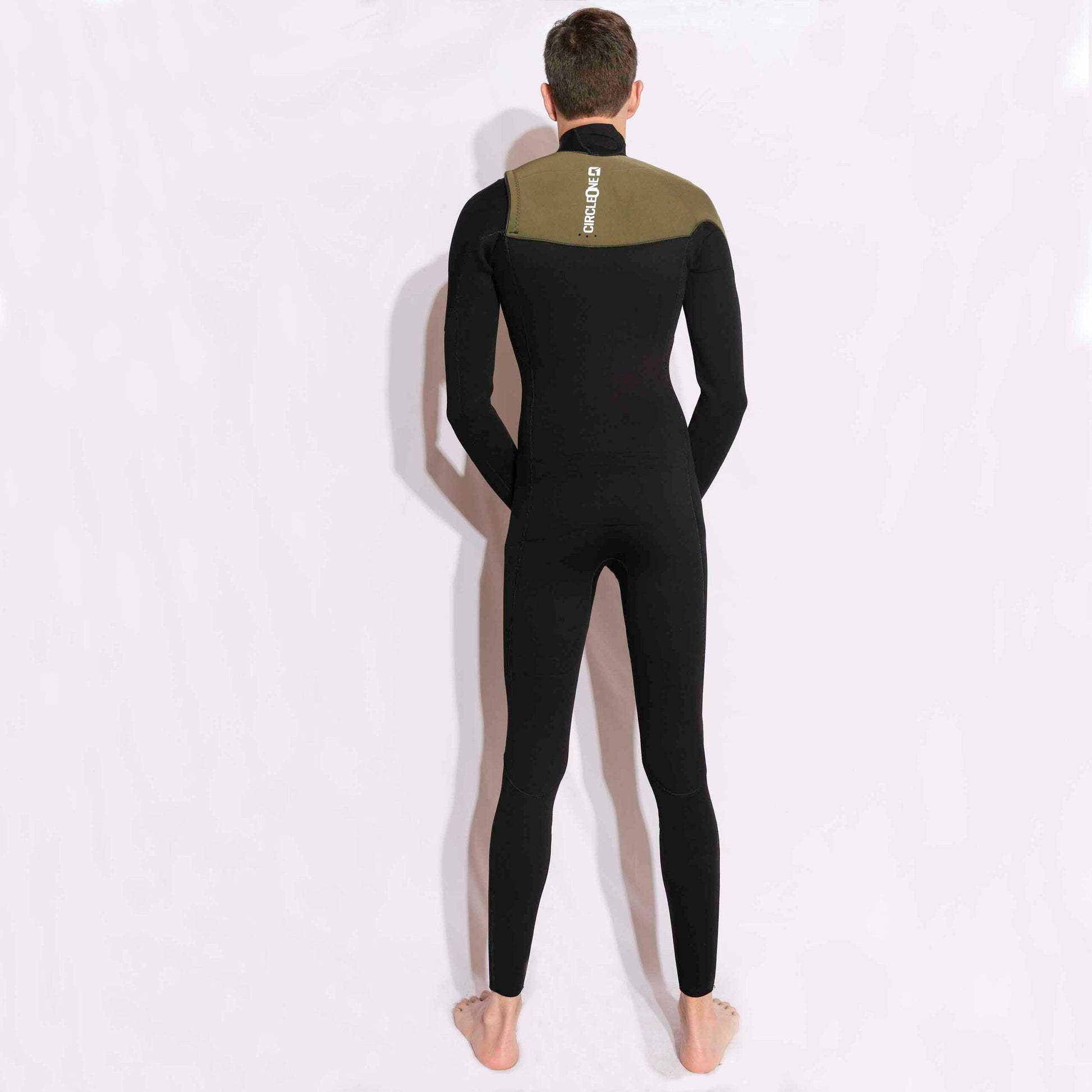Mens 5/4mm Winter Wetsuit ICON GBS Chest Zip Wetsuit Mens Circle One Surf