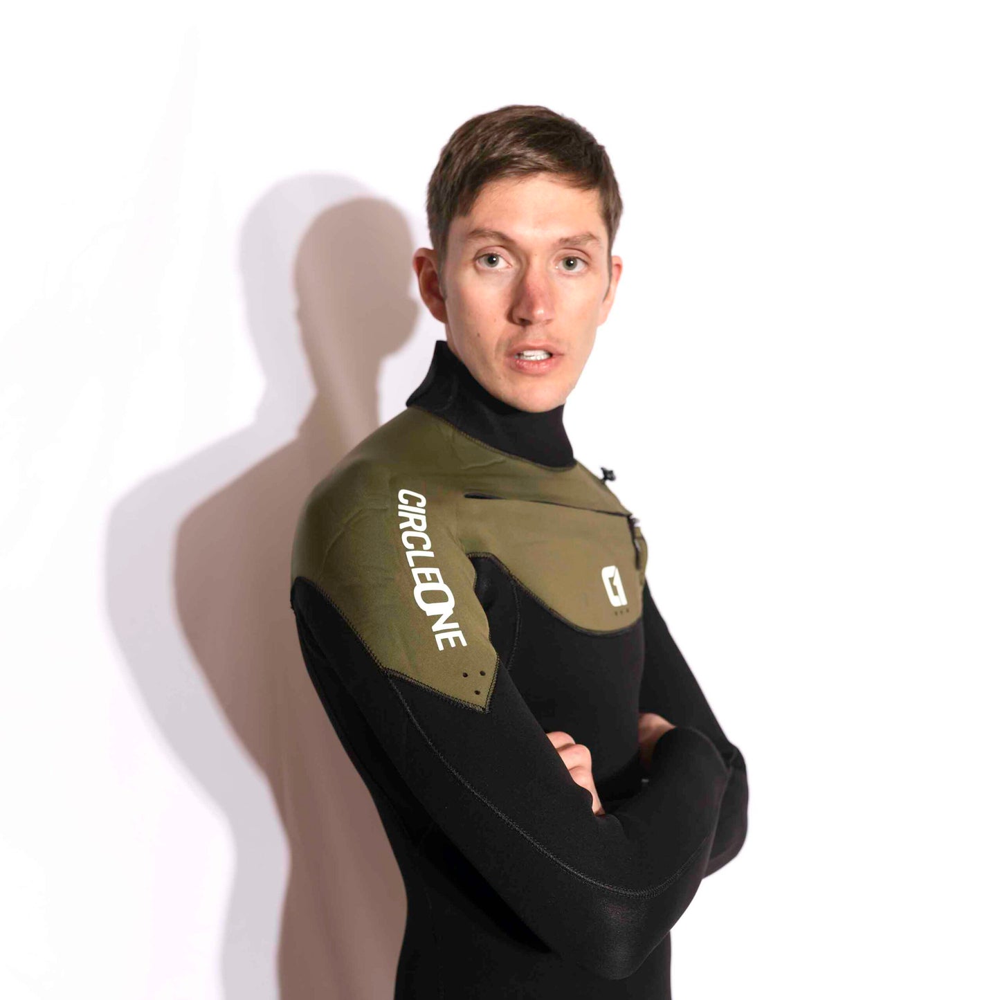 Mens 5/4mm Winter Wetsuit ICON GBS Chest Zip Wetsuit Mens Circle One Surf