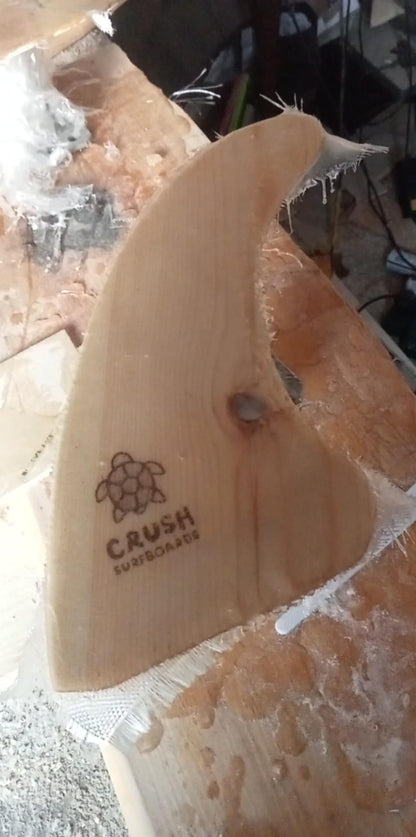 Crush Surfboards Wooden Surfboard Single Fin