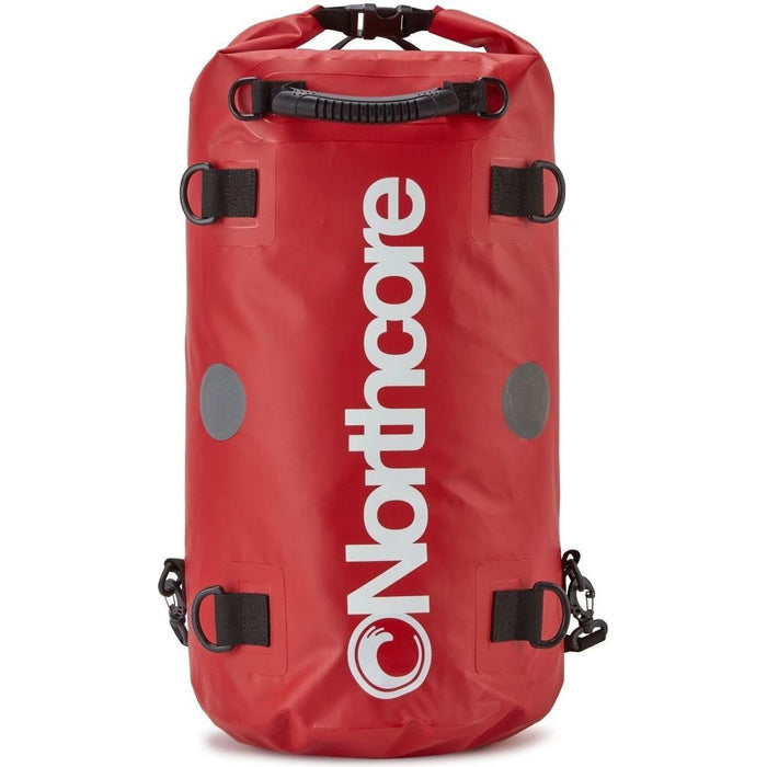 Northcore 40 Litre Dry Bag Roll Top Back Pack Dry Bag Northcore Red